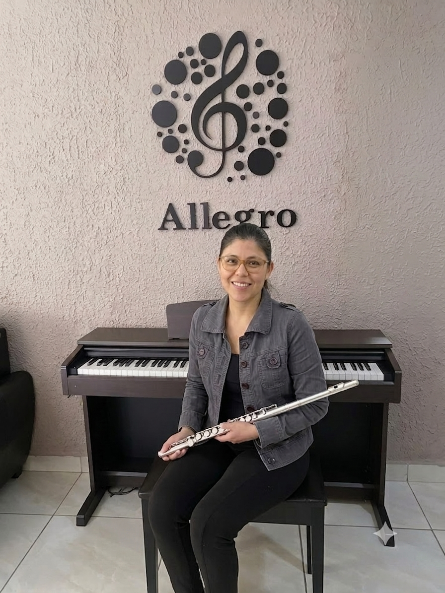 Elizabeth Partida, maestra de música